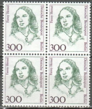 Západní Berlín 0849 čtyřblok ** - 1989